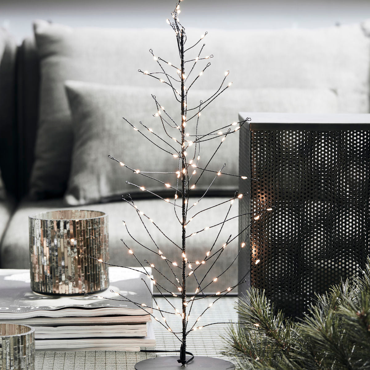 Weihnachtsbaum GLOW aus Draht mit LED Beleuchtung - Der karierte Hund®