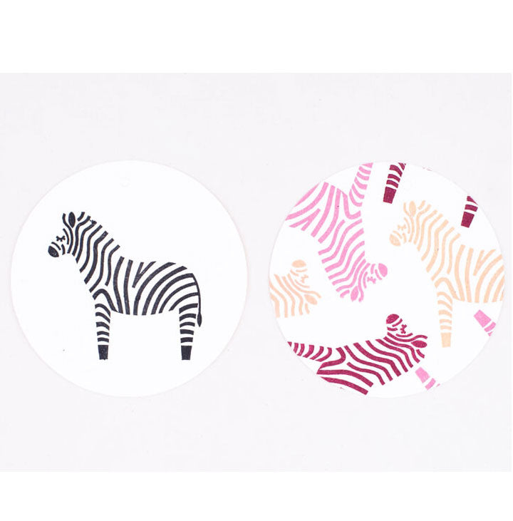 Perlenfischer Stempel - Zebra - Der karierte Hund®